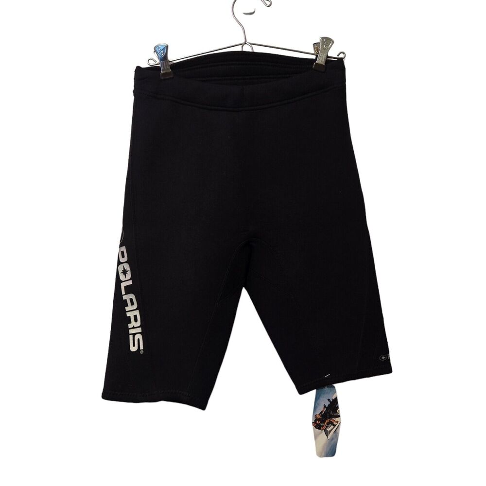 Vintage Polaris Pure Shorts Snorkel Surf Dive Swim Neoprene Nylon Womens Black‎